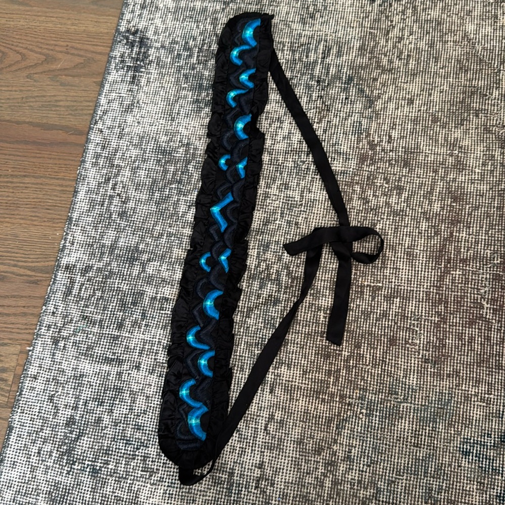 Cynthia Rowely Fabric Embroidered Belt